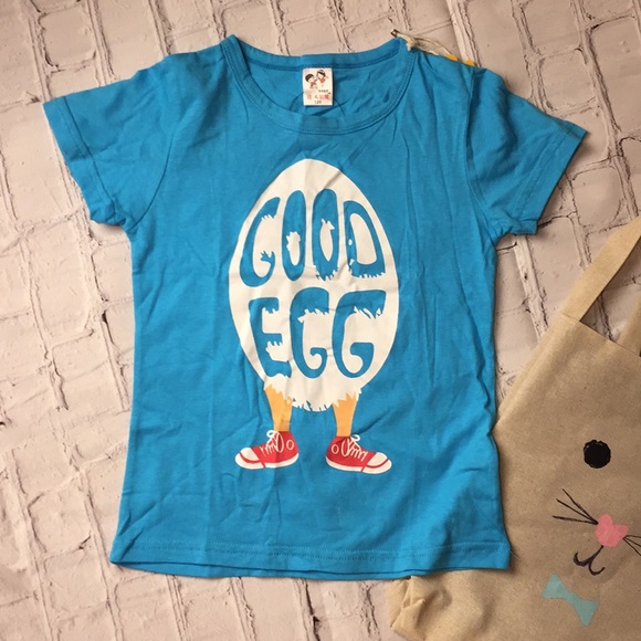 HP🎉 Good Egg Unisex Easter Tee • Boutique • Cute • Blue • Spring • Sneakers • - Picture 2 of 5